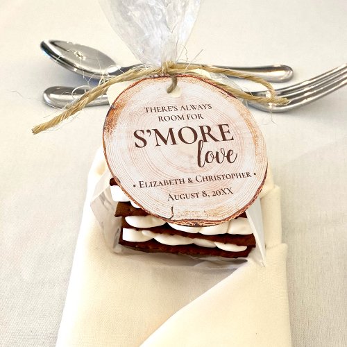 Rustic Wedding Smores Love Custom  Favor Tags