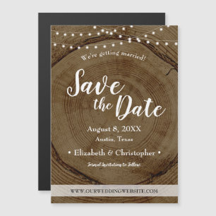 Rustic Wedding String Lights Magnetic