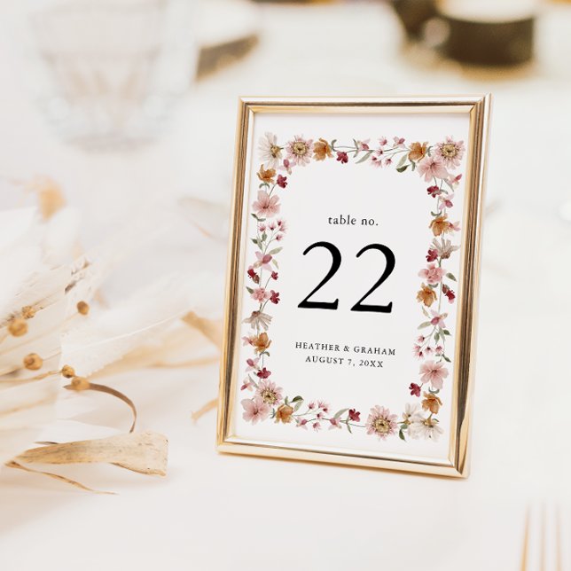 Rustic Wedding Table Number (Creator Uploaded)