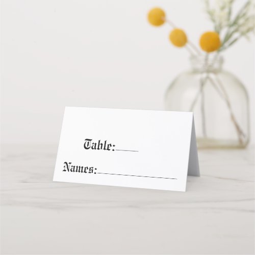 Rustic Wedding Table Number And Names Seating Place Card