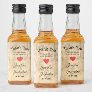 Mini Liquor Bottle Labels | Zazzle