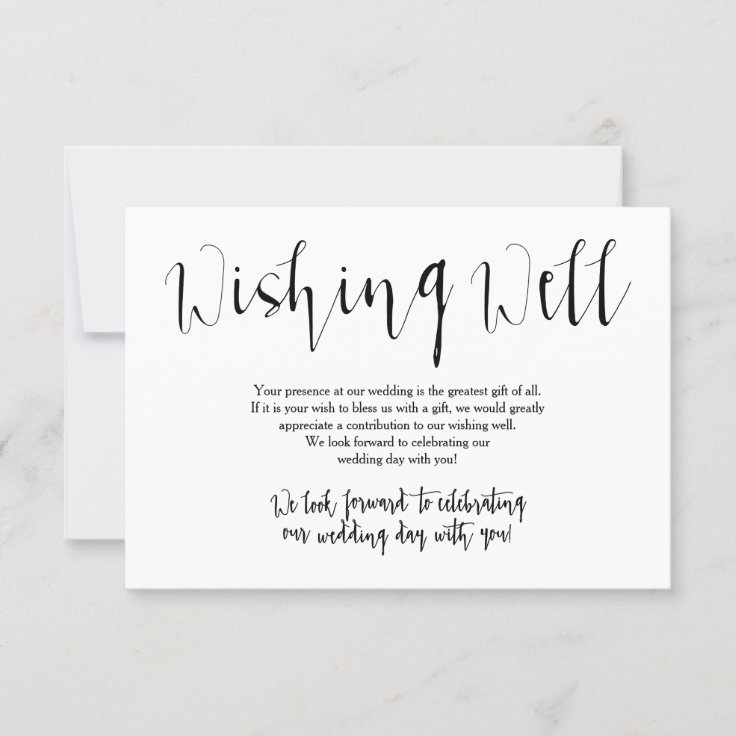 Rustic Wedding Wishing Well Invitation Zazzle