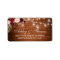 Rustic Wedding Wood Jar Lights Floral Address