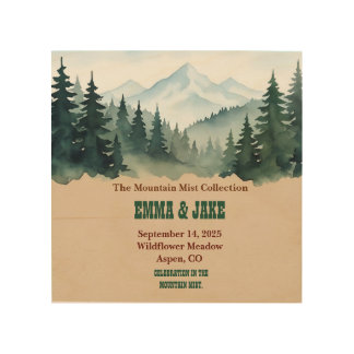 rustic wedding wood wall art