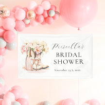 Rustic WELCOME Boots Bubbly Cowgirl BRIDAL SHOWER