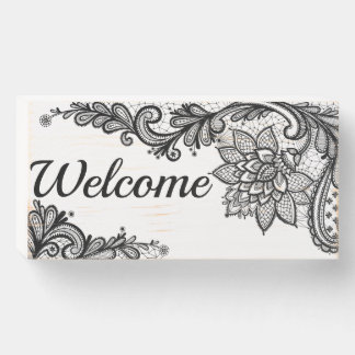 Rustic Welcome Sign