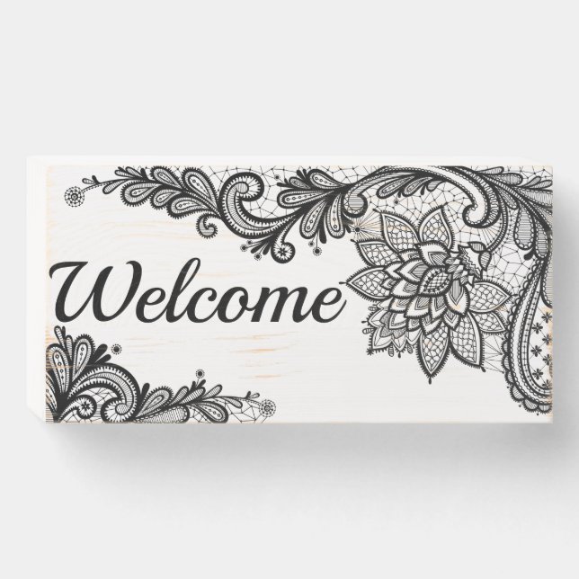 Rustic Welcome Sign (Front Horizontal)