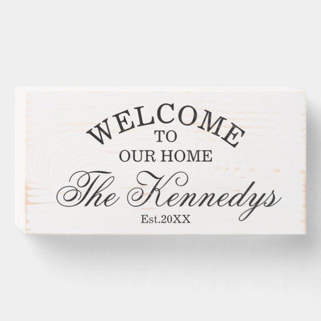 BP0436 WELCOME HOME OF GRANT Family Name Shield Chic Sign Home Decor Gift 