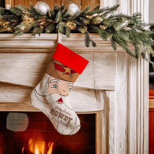 Rustic Western Christmas  Christmas Stocking