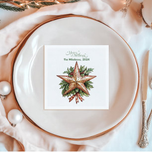 Rustic Western Christmas Napkins