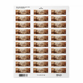 rustic western country farm wedding label | Zazzle
