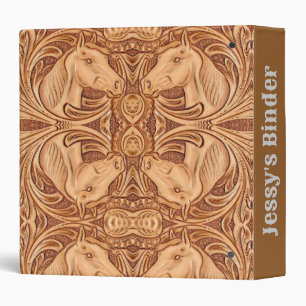 rustic western country leather equestrian horse binder
