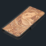 rustic western country leather equestrian horse samsung galaxy s5 wallet case<br><div class="desc">rustic western country leather equestrian horse accessories. Vintage tooled leather fashion accessories Cowboy wedding favors.</div>