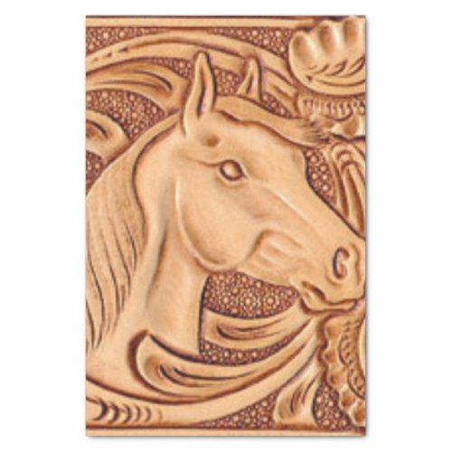 rustic western country leather equestrian horse tissue paper
