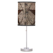 Rustic Western Country Primitive Texas Star Table Lamp (Front)