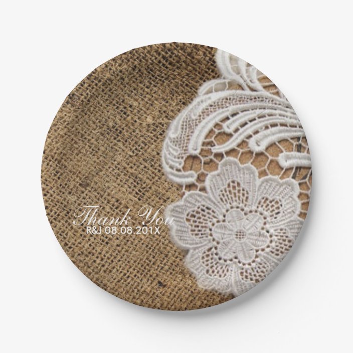 lace paper plates