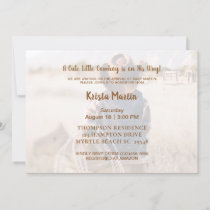 Rustic Western Cowboy Baby Shower Invitation