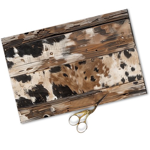 Rustic Western Cowgirl Chic Decoupage Tissue Paper