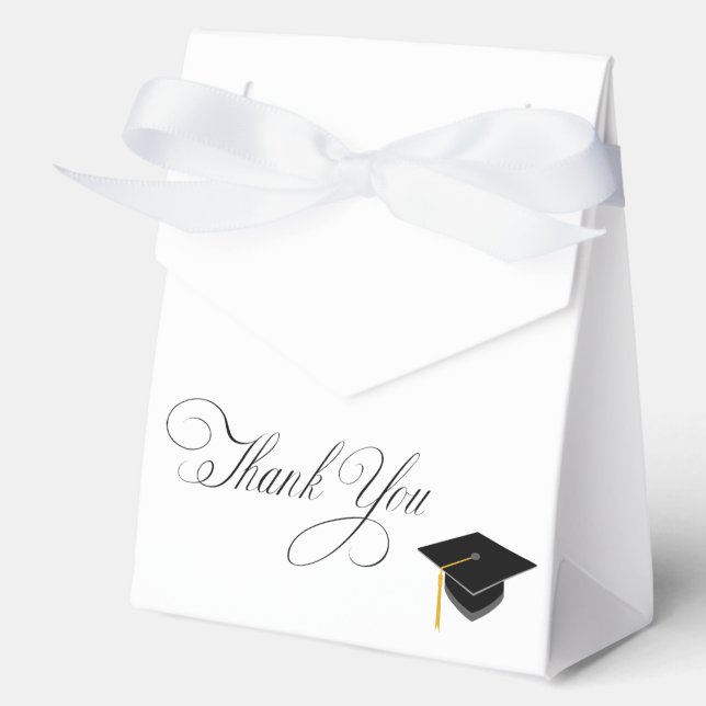 Rustic Western Graduation party Favor Boxes (Front)