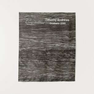 Rustic Western Graduation weathered BD backdrop