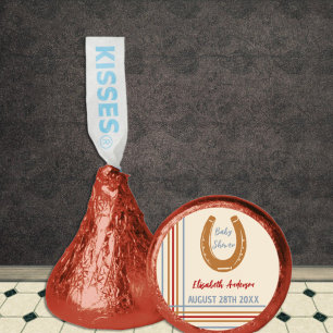 Rustic Western Horseshoe Baby Shower Hershey®'s Kisses®