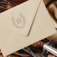Rustic Western Horseshoe Monogram
