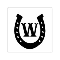 Rustic Western Horseshoe Monogram