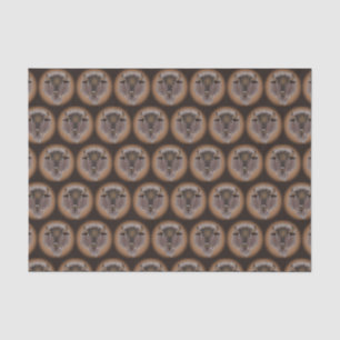 Rustic Western Plains Bison Tissue Paper