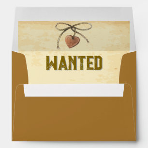 Rustic Western Wedding 🤠 Country Charm Envelope