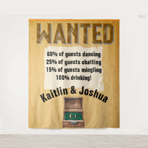 Rustic Western Wedding 🤠 Country Charm Tapestry