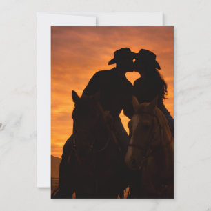 Rustic Western Wedding Invitation