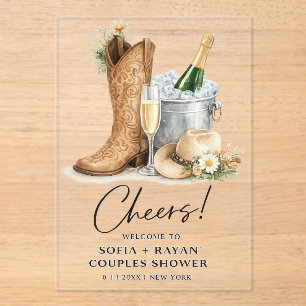 Rustic Western Wedding Invitation