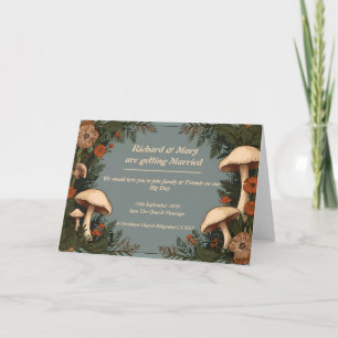 Rustic Whimsy: A Natural Elegance Wedding Invitation
