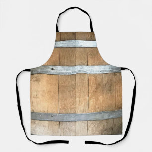 Rustic Whiskey Barrel Apron