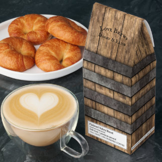 Rustic Whiskey Keg Personalized Roasted Coffee
