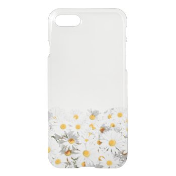 Rustic White Daisy Flowers Country Floral Iphone Se/8/7 Case by caseplus at Zazzle