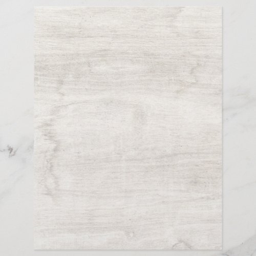 Rustic White Weathered Wood Scrapbook Paper