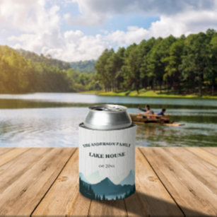 READY TO SHIP Life Is Better At The Lake Blue Slim Can Koozie - Queen B Home