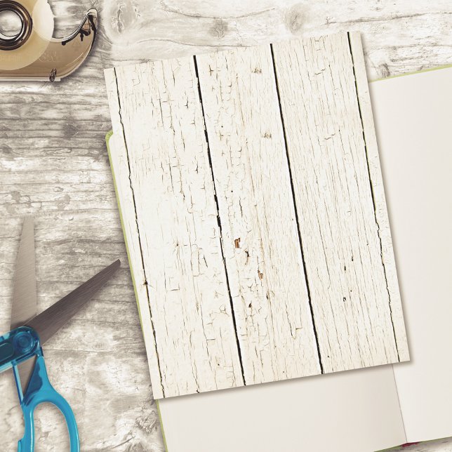 Rustic White Wood Scrapbook Cardstock (Creator Uploaded)