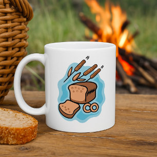 Rustic Whole Grain Bread Farmhouse Food Coffee Mug