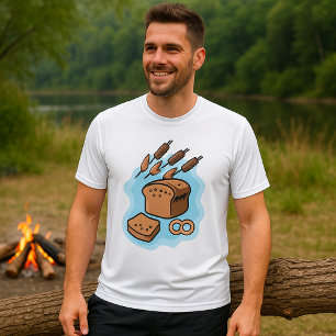 Rustic Whole Grain Bread Farmhouse Food T-Shirt