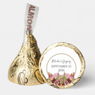 Rustic Wild Flower Bouquet Wedding Hershey®'s Kisses®