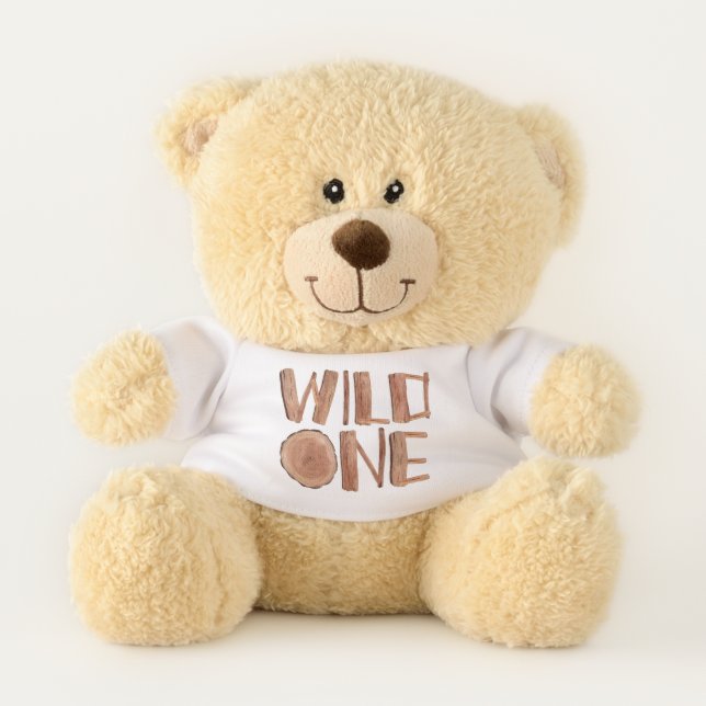 Rustic Wild One  Teddy Bear (Front)