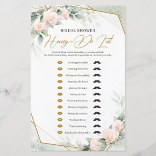 Rustic wild roses greenery foliage Honey-Do List