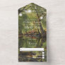 Rustic Wild Woodland Greenery Wedding All In One I All In One Invitation