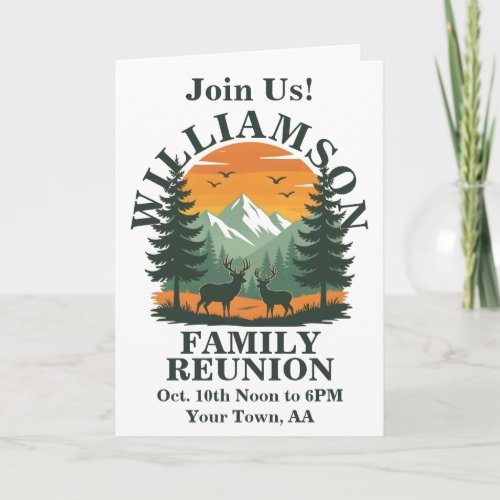 Rustic Wilderness Family Reunion