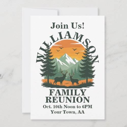 Rustic Wilderness Family Reunion