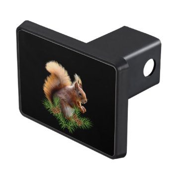 Rustic Wilderness Squirrel Hitch Cover by CottageCountryDecor at Zazzle