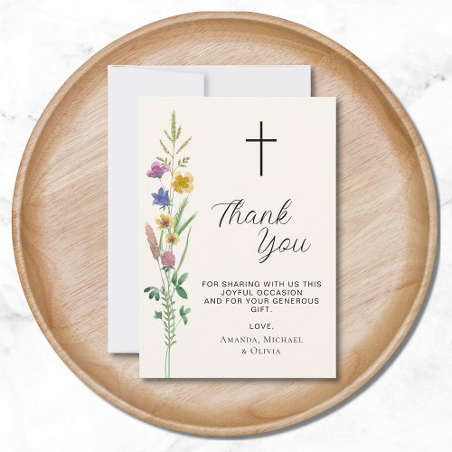 Rustic Wildflower Baptism 