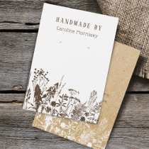 Rustic Wildflowers Earring Display Card